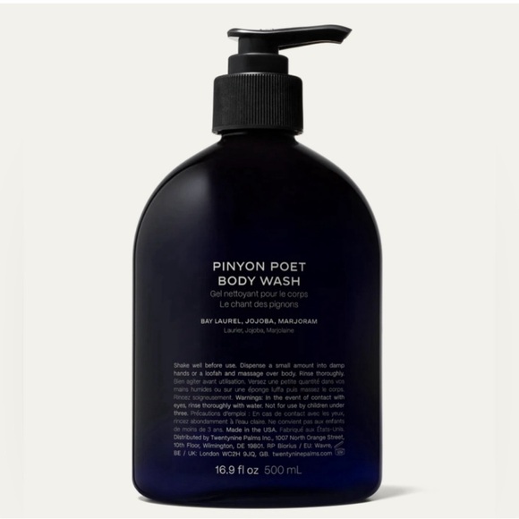 Twentynine Palms Pinyon Poet Body Wash by Jared Leto 16.9 oz.  New in Box - Picture 2 of 5